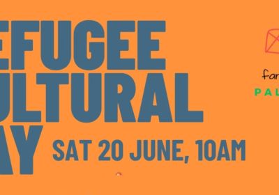 Artwork and main image for event listing "Refugee Cultural Day" 10am 20/06/2026 Addison Road Community Organisation, 142 Addison Rd, Marrickville NSW 2204