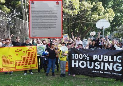 Sabe Waterloo Public Housing protest