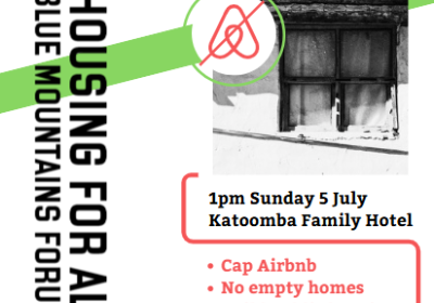 Blue Mountains forum housing for all