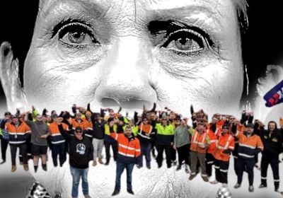 Pauline Hanson workers taking action