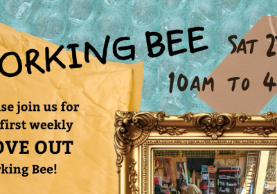Artwork and image for event "Rewind Move Out Working Bee" 10am-4om 27/06/2026 Rewind Sound & Studios, 7A Barrpowell St, Welland SA 5007