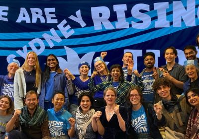 Group photo at Rising Tide Gadigal/Sydney Hub event