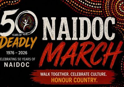 Artwork and image for event "Ceduna NAIDOC March 2026" 10:30am 13 East Terrace, Ceduna SA 5690