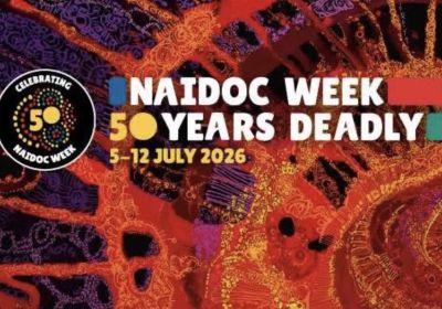 Artwork for NAIDOC Week 2026 50 Years Deadly