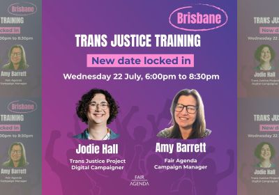 Artwork and image for event "Workshop: How to resist the right’s attempts to divide feminists on trans justice" 6pm-8:30pm 22/07/2026 Magan-djin, location shared upon registration