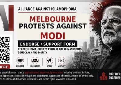 Melbourne Says no to Modi