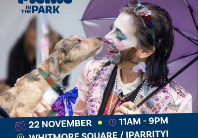 Artwork and image for event "Picnic in the Park 2026" 11am-9pm 22/11/2026 Iparrityi / Whitmore Square, Tarntanya SA 5000