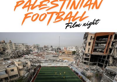 Artwork and image for event "Football Falasteen Film Night – Launceston" 6:30pm-9pm 11/07/2026 Windmill Hill Memorial Hall, 18a High St, Launceston TAS 7250
