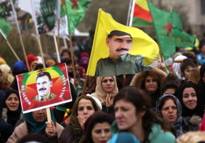 protest in support of Abdullah Ocalan's release