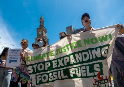 Climate Justice rally, Gadigal Country/Sydney, 2022