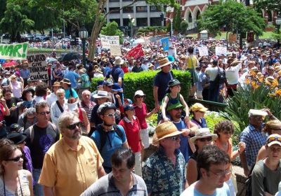 Protest against war in Iraq, Tarntanya