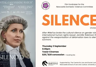Artwork and image for event "Film screening: Silenced" 6:30pm 03/09/2026 Tower Cinemas Newcastle, 183-185 King St, Newcastle NSW 2300