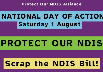 national day of action to protect the NDIS national disability insurance scheme