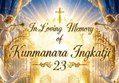 Memorial artwork for Kunmanara Ingkatji