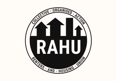 Renters And Housing Union (RAHU) logo banner