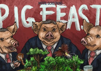 Artwork and image for event "film screening and disucssion: Pesta Babi (Pig Feast)" 3:30pm-7pm 17/08/2026 James Cook University (Building 40, Room 109), 1 James Cook Drive  Bebegu Yumba Campus  Douglas, QLD, 4814