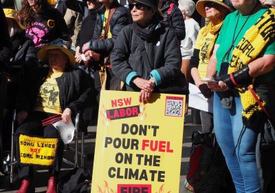 climate protest PB