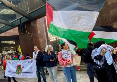 JAO outside US Embassy