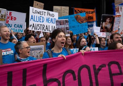 allied health workers on strike 