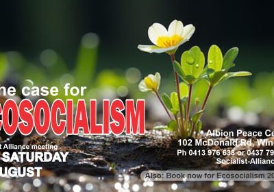 Socialist Alliance meeting: The case for ecosocialism