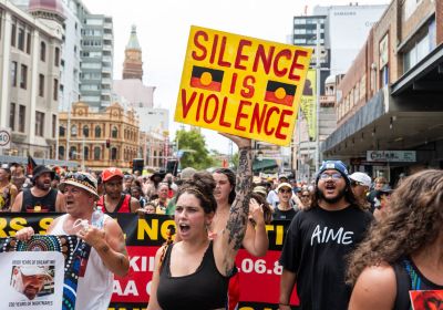 Invasion Day rally 2024 gadigal