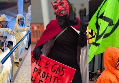 Extinction Rebellion SA actions photo collage