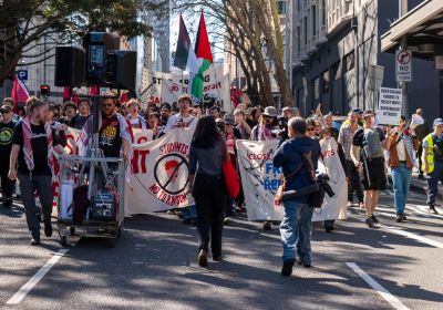 anti racist protesters in sydney