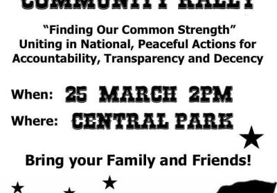 March in March 2017: Armidale Community Rally