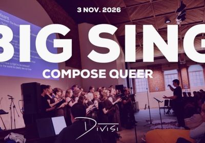 Artwork and image for event "Big Sing 2026" 4:30pm-7:30pm 75 Reid Street, 75 Reid St, Fitzroy North VIC 3068