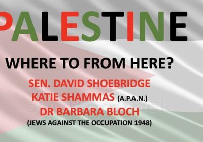 Artwork and image for event "Palestine – Where To From Here?" 2pm-4pm 12/09/2026 RSL Memprial Hall, 11 Page St, Moruya NSW 2537