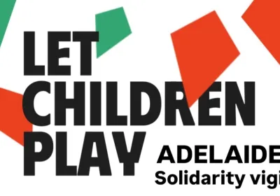 Artwork and image for event "Kites Not Bombs! Quiet Vigil and Fundraiser" 5pm-6pm 09/09/2026 PArliament House, North Terrace, Tarntanya SA 5000