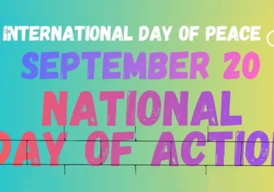 National Day of Action for International Day of Peace