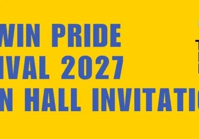 Artwork and image for event "Darwin Pride Festival 2027 Town Hall Invitation" 