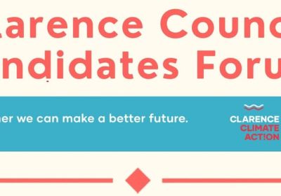 Artwork and image for event "Meet Your Clarence City Council Candidates" 6pm-8pm 07/10/2026 Rosny Park Bowls Club, 40 Bastick St, Rosny TAS 7018