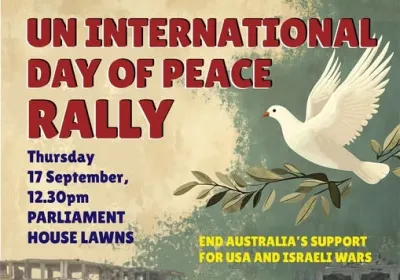 Artwork and image for event "UN International Day of Peace Rally" 