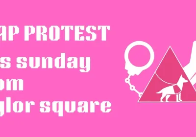 Artwork and image for event "Stop the Police Raiding Gay Bars" 12pm 20/09/2026 Talyor Square, 134 Oxford St, Darlinghurst NSW 2010