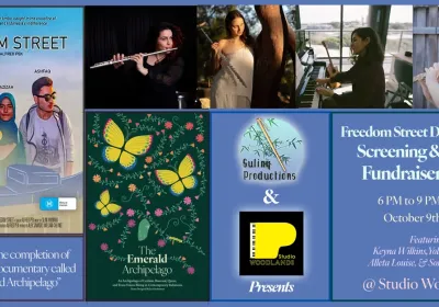 Artwork and image for event "Freedom Street Documentary – Film Screening & Recital Fundraiser" 6pm-9:30pm 09/10/2026 Woodlands Studios, 22 Woodlands Road, Ashbury NSW 2193