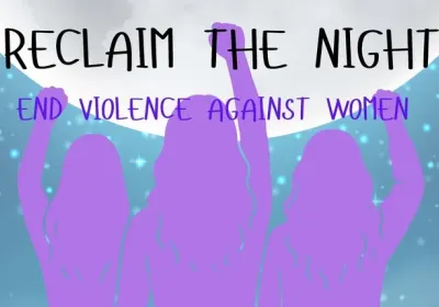 Artwork and image for Reclaim the Night 2026 events on the Fraser Coast