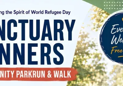 Artwork and image for event "​Sanctuary Runners – Community Parkrun & Walk" 7:30am 17/10/2026 Carisbrooke Park, Main N Rd, Salisbury Park SA 5109