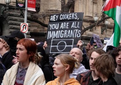 Anti-racism protest in Naarm