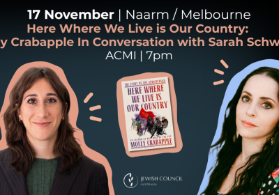Here Where We Live is Our Country: Molly Crabapple In Conversation with Sarah Schwartz poster