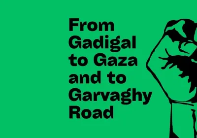 Artwork and image for event "From Gadigal to Gaza and to Garvaghy Road" 12pm 04/10/2026 Maroubra Beach, Maroubra NSW 2035