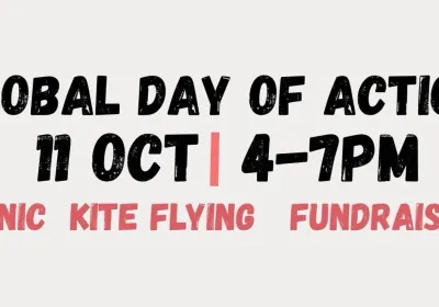 Artwork and image for event "Global Day for Gaza: Picnic and Kite Flying Fundraiser – Garramilla" 4pm-7pm 11/10/2026 Nightcliff Foreshore Park, 315 Casuarina Dr, Rapid Creek NT 0810
