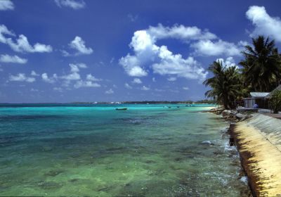 funafuti the capital of Tuvalu is at risk from rising sea levels