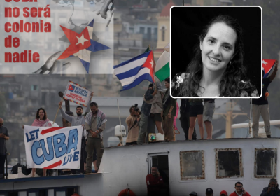 Helen Yaffe, Cuba solidarity protest