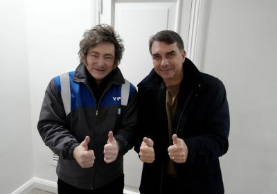 Milei and Bolsonaro