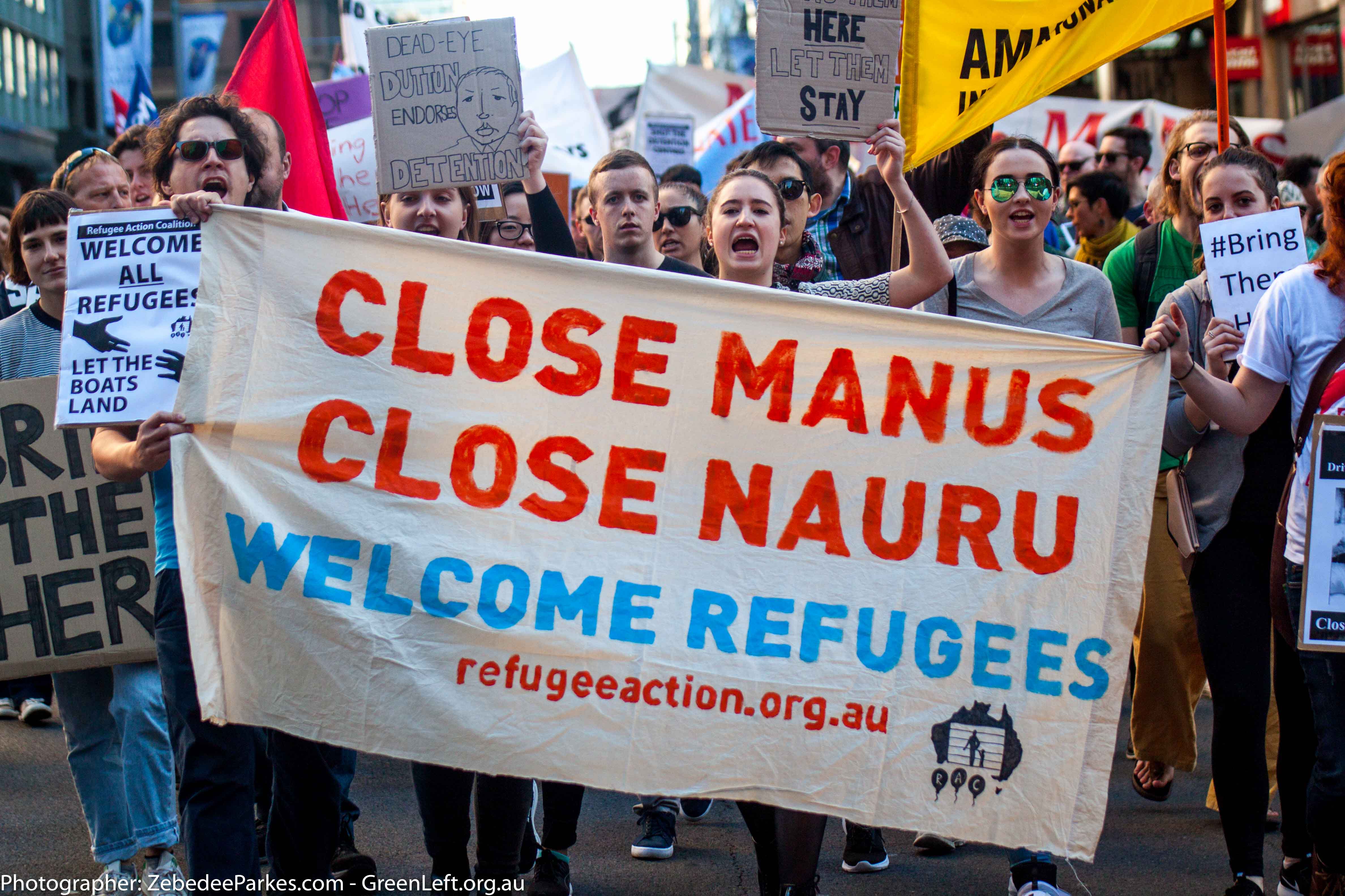 Sydney refugee rights rally