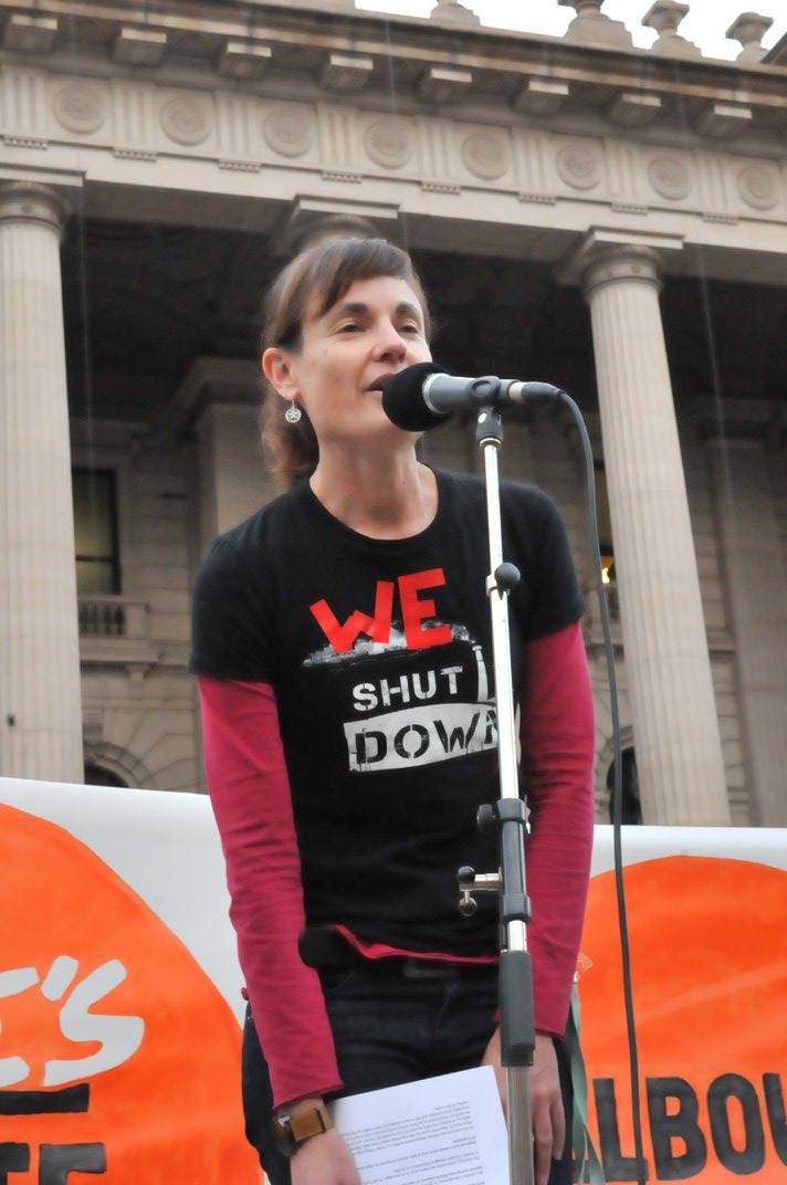 Speaker at People's Climate March, Melbourne 27 November 2015.
