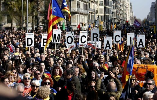 Outside the University of Barcelona