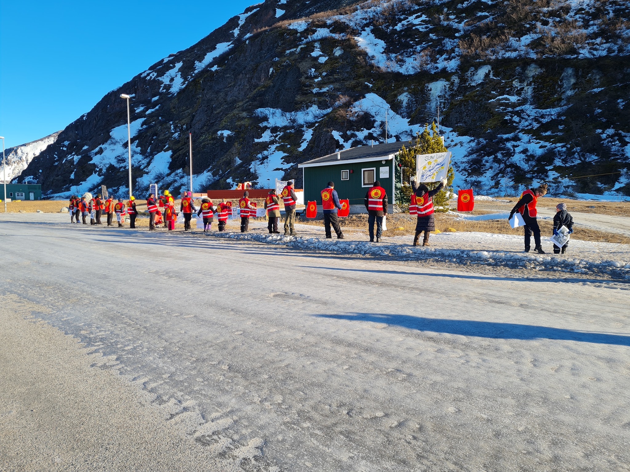 Anti-uranium protest in Greenland